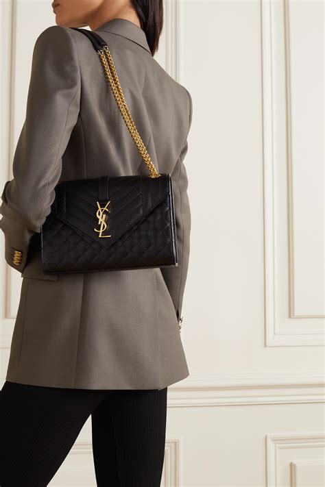 ysl envelope medium bag review|ysl envelope bag medium size.